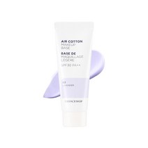 더페이스샵 에어코튼 메이크업 베이스 35g, 라벤더, 4개