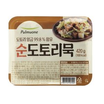 풀무원 아침식사대용 순 도토리묵 밀키트 420g 종류 집밥 어린이반찬 별미 간단한요리 간편식, 2개