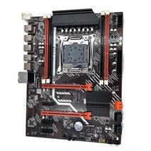 골든헬퍼 마더보드 세트 X99T D3 CPU 제온 E5 2666 V3 LGA 2011-3 4 개 4GB DDR3 1600MHz RAM 메모리 REG ECC X99 터보 메인 보드, [01] 마더 보드