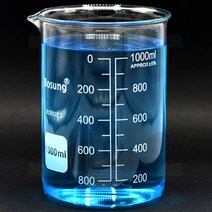 비이커 1000ml 경질1급 내열강화 비커/과학 실험 키트 교구 도구 만들기