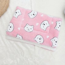 대형견소프트켄넬 애완견 침대 두꺼운 개 고양이 매트 작은 부드러운 양털 패드 담요 쿠션 세탁 가능한 개집 애완 동물, 32.Pink Bear Head - M 47 x 33c