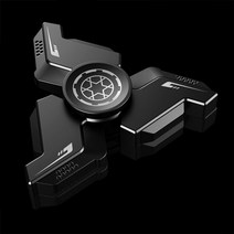 고급피젯슬라이더 luminous fidget spinners 금속 합금 핸드 스피너 음소거 베어링 r188 noctilucent senior gyro stress 릴리프 장난감 성, jg-블랙