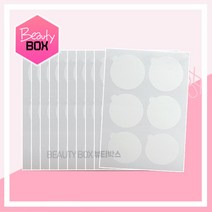뷰티박스 속눈썹연장재료 빅글루시트(60개입) 10장 글루팔레트, 1개