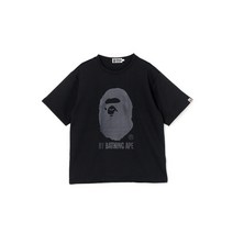 베이프 반팔 티셔츠 베이싱 에이프 DOUBLE KNIT APE HEAD RELAXED FIT TEE M HA8189