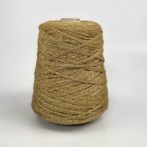 갤럭시 면튜브사 - 반짝이튜브사 가방뜨기 동일방직 면사, 526.무광 골드카멜