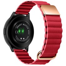 Suunto 3 FITNESS 9 5 PEAK 순토 PU 가죽 마그네틱 손목대 20mm 22mm 빠른 릴리스 시계줄, #8
