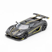Koenigsegg Agera HKM 1:64 블랙 카본 자동차 모형 다이캐스트, 블랙 프놈펜