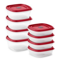 Rubbermaid 식품 보관 용기 21개 세트, 8-Pack