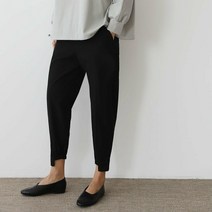 퍼펙트팬츠 가을 발목 언밸 바지 쎄미 배기바지 가을원단 조거 물빨래 OK 너무편한 세련된 배기 라인 발목 언밸런스가 포인트