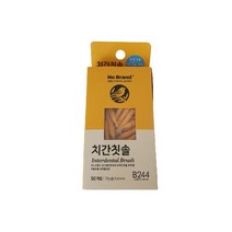 노브랜드 치간칫솔 0.4mm 50P I형 가는솔, 1box, 50개