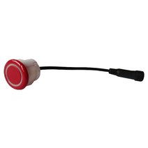12V 23mm 주차 센서 역전 백업 유도 프로브 경보 표시기 주차 보조 센서, Red