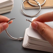 카드링 펀치링 원형루즈링 철링 문구링 클립링 서류링, 소 8P