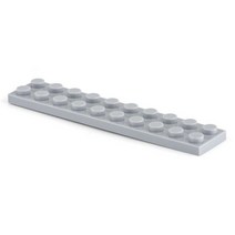 10Pcs 작은 입자 3832 2x10 플레이트 빌딩 블록 플랫 DIY 부품 Buildmoc 호환 어셈블리 크리 에이 티브 선물 완구, light gray