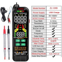 클램프 멀티 미터 디지털 테스터기 누설전류계 multimetro profesional, zl128b
