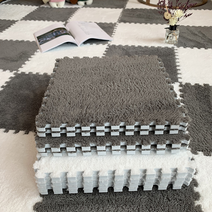 매트 퍼즐매트 거실 대형 태권도장 거실바닥 아이방 놀이 조립 놀이방, 브라운