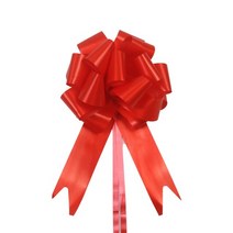 웨딩카장식 자동차 10 pcs 여러 colorspull 활 선물 매듭 리본 결혼 선물, 빨간색