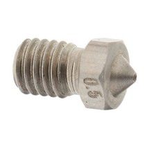 0.6mm 압출기 황동 노즐 인쇄 헤드, 11x6x6mm, 실버, 설명
