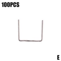 전기용접기 가정용용접기 아크용접기플라스틱 용접 기계용 핫 바인딩 스테이플 100 개 자동차 범퍼 수리, 06 D   0.8MM, 06 D   0.8MM