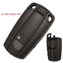 자동차키 스마트키Jingyuqin 원격 3 버튼 자동차 키 셸 케이스 스마트 블레이드 Fob 커버 BMW 1 5 6 시리, 01 NO BATTERY HOLDER