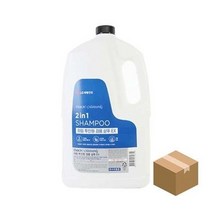 BOX LG 가족샴푸 대용량 머리냄새샴푸 샴푸 엘지 2in1겸용 4.2LX4개