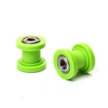 접이식자전거 미니벨로 클래식자전거8mm 10mm 체인 롤러 슬라이더 텐셔너 휠 가이드핏, 녹색-8