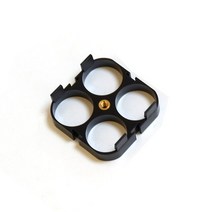 리튬 이온 배터리 홀더 및 순수 니켈 21700 원통형 셀 브래킷 버스바 내화 재료 UL94-V0, 03 4P black holder