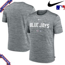 [미국정품] 나이키 MLB 토론토 블루제이스 Authentic Collection Velocity Performance Practice - Heather Gray 895263