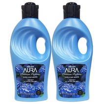 [생화 향기]아우라 프리미엄 초고농축 섬유유연제 화이트블러썸향 본품, 1L, 2개
