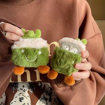 에어팟 호환 니트케이스 airpodspro2 보호 커버 플러시 airpods3 apple 이어폰 쉘 airpods2 소프트 무선 블루투스 헤드셋 airpod 귀여운 ipod3 3, 봉제 양파 이어폰 커버, 애플 에어팟 프로