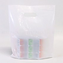 PE화이트 비닐쇼핑백 (100매) 12종 폭없는 일반/두꺼운 포장 봉투 인쇄제작 가능, 일반두께 59호 50x59, 1묶음(100매)