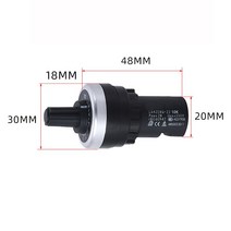 LA42DWQ-22 1K 2K 5K 22mm 직경 냄비 로터리 전위차계 변환기 arduino용 인버터 저항 스위치, 03 5 천개 옴