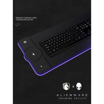 무선충전 마우스패드 대형 RGB 게임용 키보드 테이블 매트, 신형 45WRGB 발광 무선 충전, 800x300mm