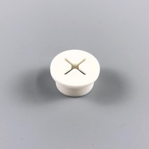 데스크 타공 전선캡 상판 원형 고무 마개 케이블 정리 연질 고무캡 컴퓨터 전화선 배선 캐스팅 가구 부속품 마감캡 홀캡 십자형 구멍 덮개 커버 책상 전선 상부캡 20mm 흰색
