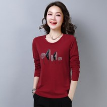 [바니드] 중년면티 긴소매 라운드넥티 40~50대 가을의류 1254