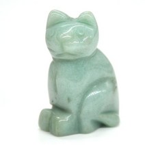 조각상 인테리어 소품샵 1.5 quot고양이 코끼리 거북이 토끼 올빼미 개구리 물고기 곰 개 말 늑대 뱀 동상 자연 치유 크리스탈 동물 돌 조각, [01] 1PC, [14] F Amethyst