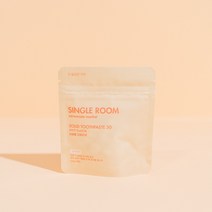 싱글룸 슈퍼민트향 씹는 고체 치약 휴대용 30정, 1개, 21g