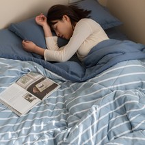 프리미엄모달호텔침구 이블 극세사이불 세사 패드 여르이불 부드러운 얇은 이불 이불 스트라이프 격자 무늬 통기성 소파 침대 그레이 핑크 커버 푹신한 퀼트 침대보 이불 퀸 사이즈