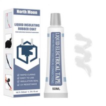 3050ml 절연 전기 실란트 액체 테이프 방수 안티 UV 빠른 건조 램프 보드 부식, [04] 50ml white, 04 50ml white