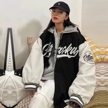 미니트레일러 미니카고트레일러 캠핑 트롤리 웨건 뉴아메리 프라이드 스트리트 레터 재킷 코트 여성 패션, 04 XXL, 08 1