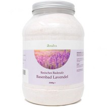베이스 배스 라벤더 3500g 베이직 솔트 - 기본 바디 케어 족욕 및 pH 7.5 이상의 물을 함유한 랩 amaiva Naturprodukte 427252, 3.5 kg (1er Pack)