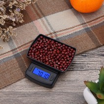 방수 저울 디지털 미니 포켓 전자 금 보석 약초 베이킹 정밀 무게 균형, 500g 0.1