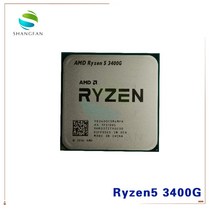 라이젠 2700AMD Ryzen 5 3400G R5 3.7 GHz 쿼드 코어 8 스레드 65W CPU 프로세서 YD3400C5M4MFH 소켓 AM4, 한개옵션0