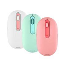 아이노트 MC340RB 충전식 블루투스 무선 마우스, 그린