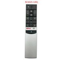 새로운 rc602s jur1 jur3 음성 검색 리모콘 tcl tvs c70 x1 p60 및 x2 시리즈 uhd 시리즈 2017에 적합