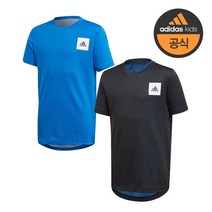 아디다스 130 160 주니어 시원한 기능성 반팔티 축구복 2종택1-FK9496 FM1685