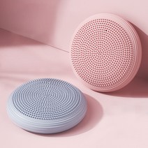 재활 요가 필라테스 홈트 코어 운동 스트레칭 보드 원형 밸런스 쿠션, 인디핑크