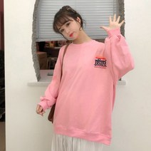BUyuS여성 데코 여자티 210323 서핑 프린팅 맨투맨 티셔츠굿딜 브이숍