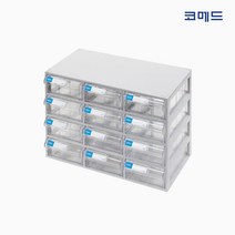 [500코너장] 코메드 CMD-500멀티박스 12칸 투명서랍장