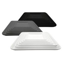 마이플랜트 정사각 민받침 화분받침대, 그레이