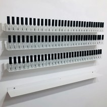 선반킹 네일 매장 매니큐어 카페 인테리어 선반 벽선반, 화이트